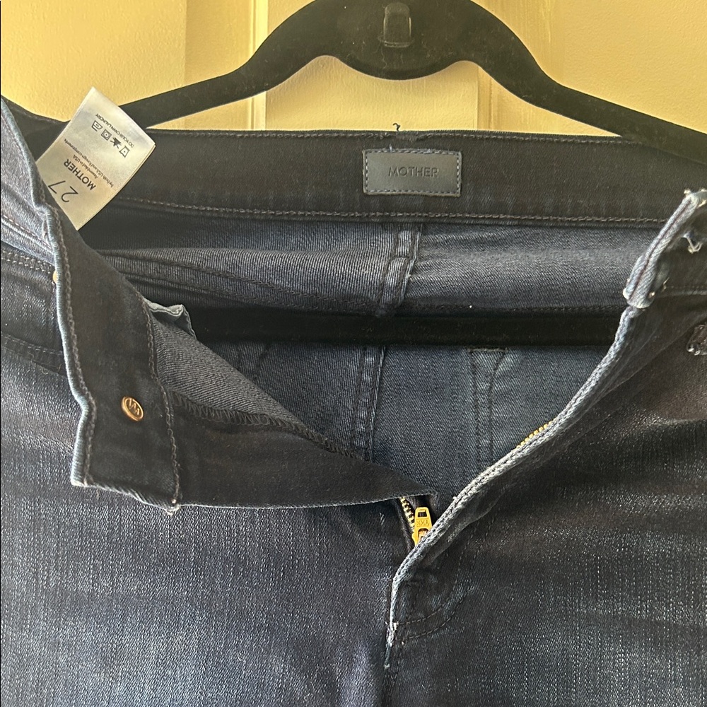 MOTHER Men's Slim Straight Jeans in Dark Indigo